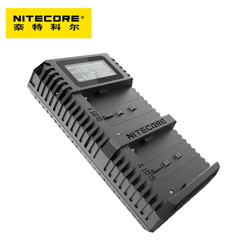 Дорожное зарядное устройство Nitecore USN3 Pro с двумя слотами USB QC для Sony | Электроника
