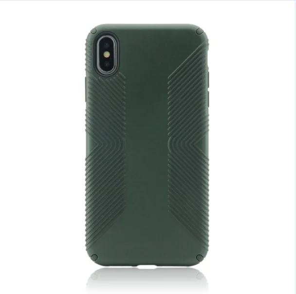ТПУ PC полосатый узор чехол для телефона для iPhone XS Max XR X 8 7plus чехол для телефона современный деловой стиль цветной - Цвет: IPhoneXR XSMax green