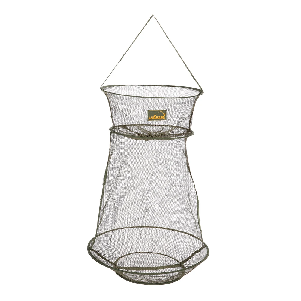 

Fishing Trap Fold Landing Net 4 Sizes 3 Layer Portable Fishing Net Round Folding Fish Shrimp Mesh Cage Cast Net Pesca