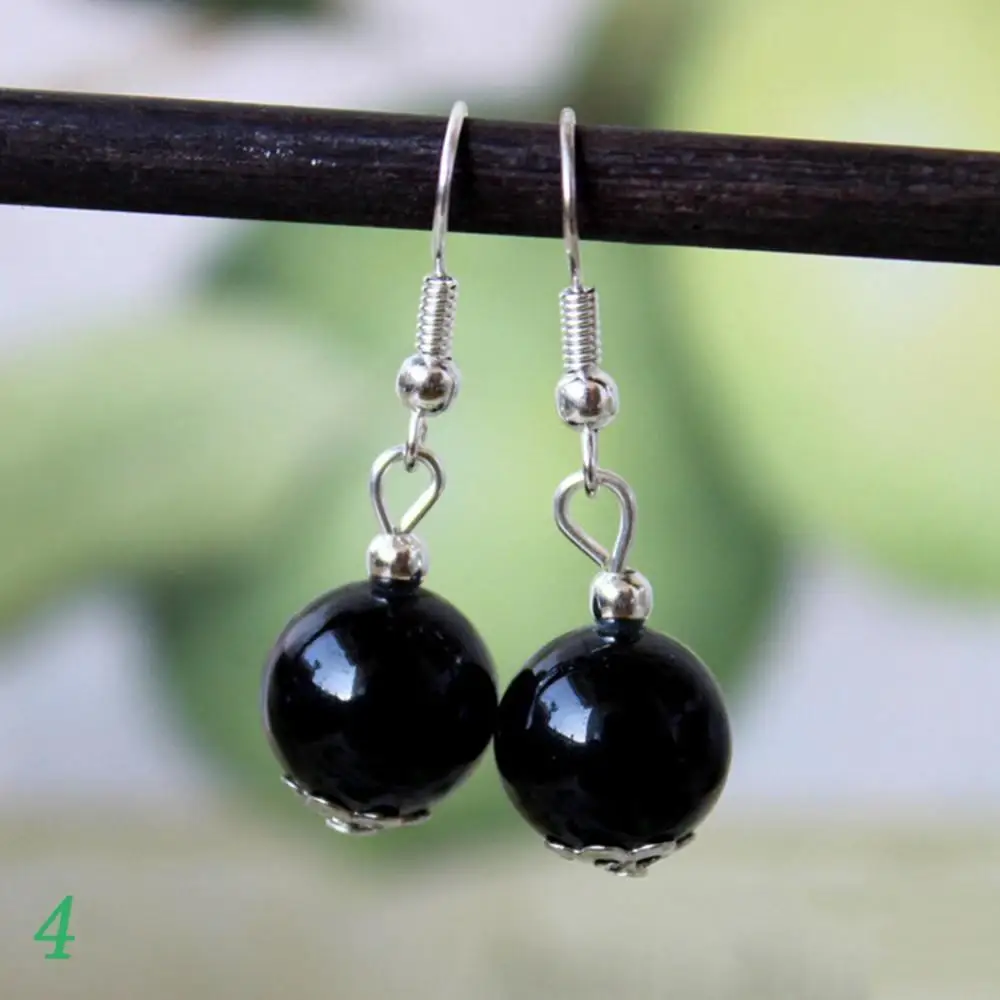 

Dangle Earrings for girl Natural Stone Beads Dangle Long Lady drop Earrings for Fashion Jewelry Making Women Hot