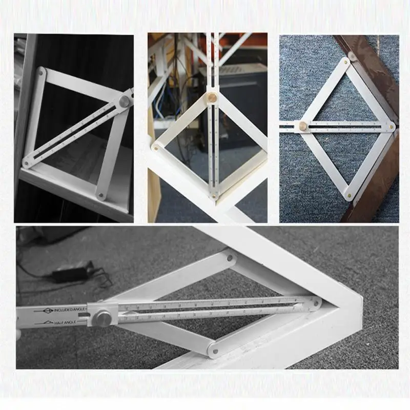 Угловой транспортир для рукоделия многоугольный измерительный инструмент