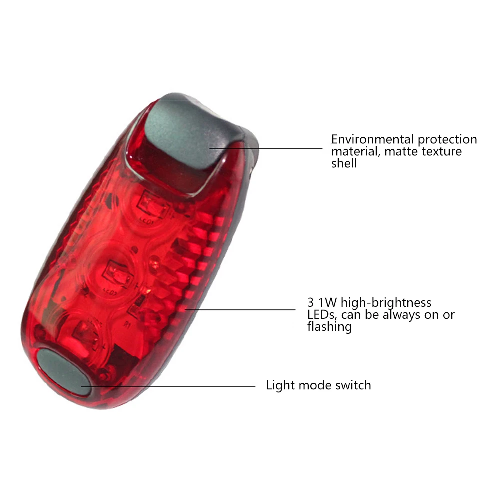 Фонарь для велосипеда ночной безопасности водонепроницаемый передний и задний