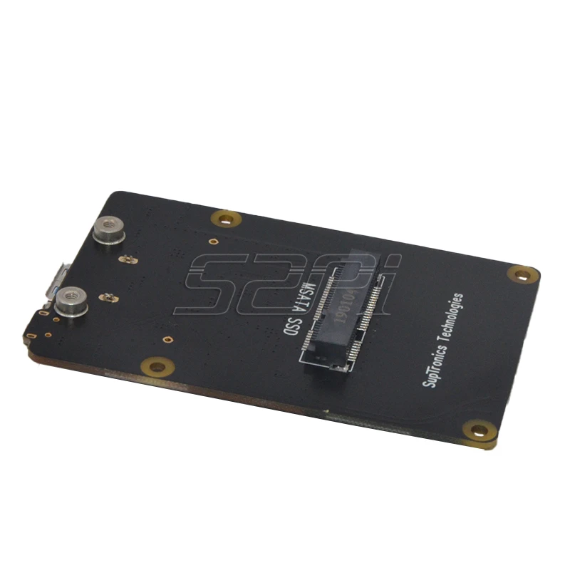 52Pi Новинка! Плата расширения Raspberry X856 V1.0 mSATA SSD для Pi 4B ( 4 модели B)|Аксессуары