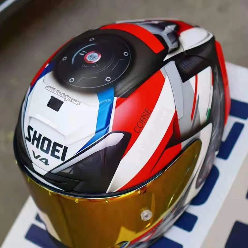 Мотошлем X14 мотоциклетный шлем на все лицо красного цвета для езды мотоцикле |