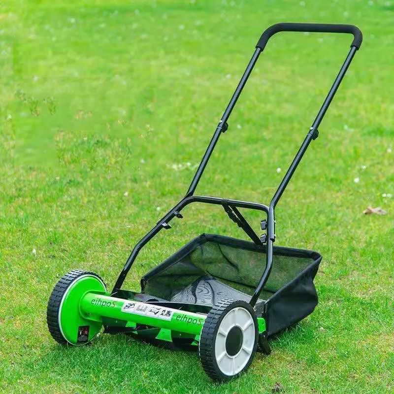 12/16/20 Inch Lawn Mower Hand-push Garden Tool Greenworks Charging-free Fuel-free Hob-type Football Field Practice Enjoy Outdoor