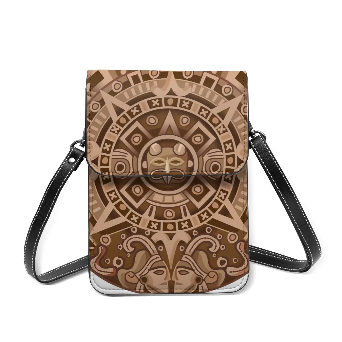 

Мультяшный кошелек с календарем Mayan для сотового телефона кошелек для смартфона кожаная сумка на плечо женская сумка