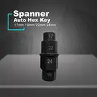 Новинка, внешний торцевой ключ для передней оси мотоцикла, торцевой ключ, втулка шпинделя, автоматический шестигранный ключ 17 мм 19 мм 22 мм 24 мм