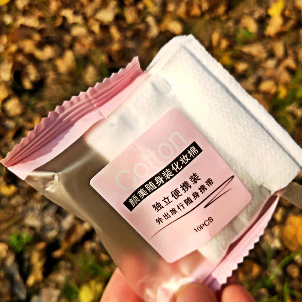 Косметический инструмент двусторонний хлопковый мульти эффект для макияжа