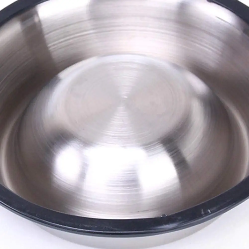 Миска из нержавеющей стали для домашних животных подача воды пищи блюдо с