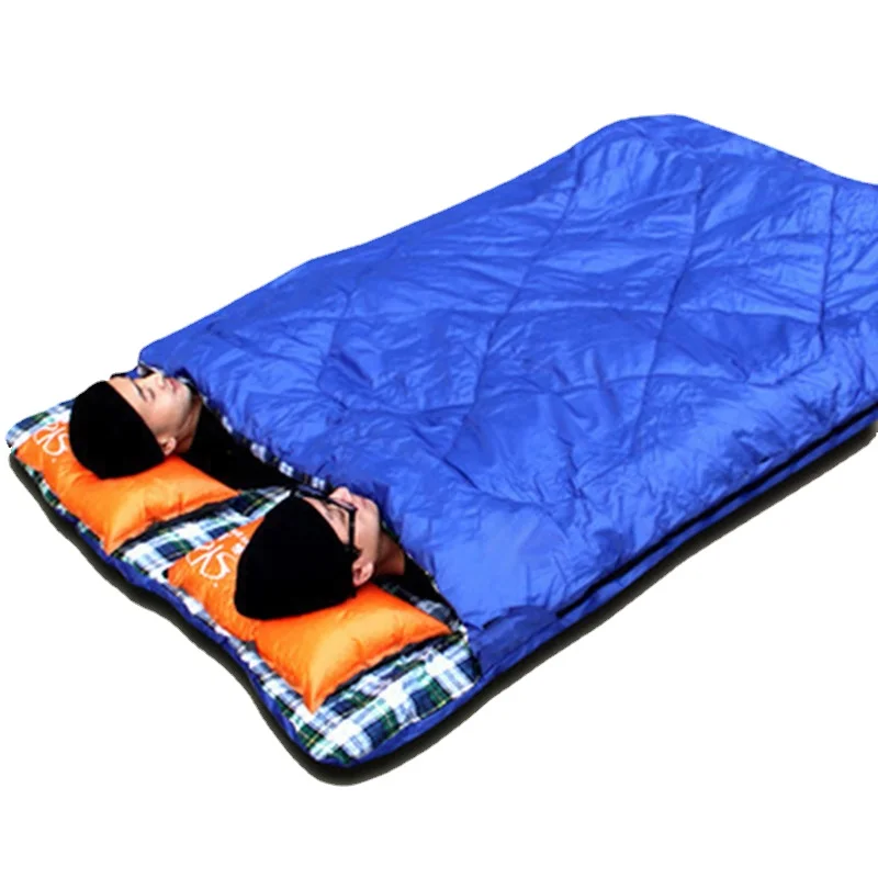 

Double Camping Sleeping Bag Outdoor Camping Adult Sleeping Bag Travel Warm Weather Use Sleeping Bag Saco De Dormir Hiking