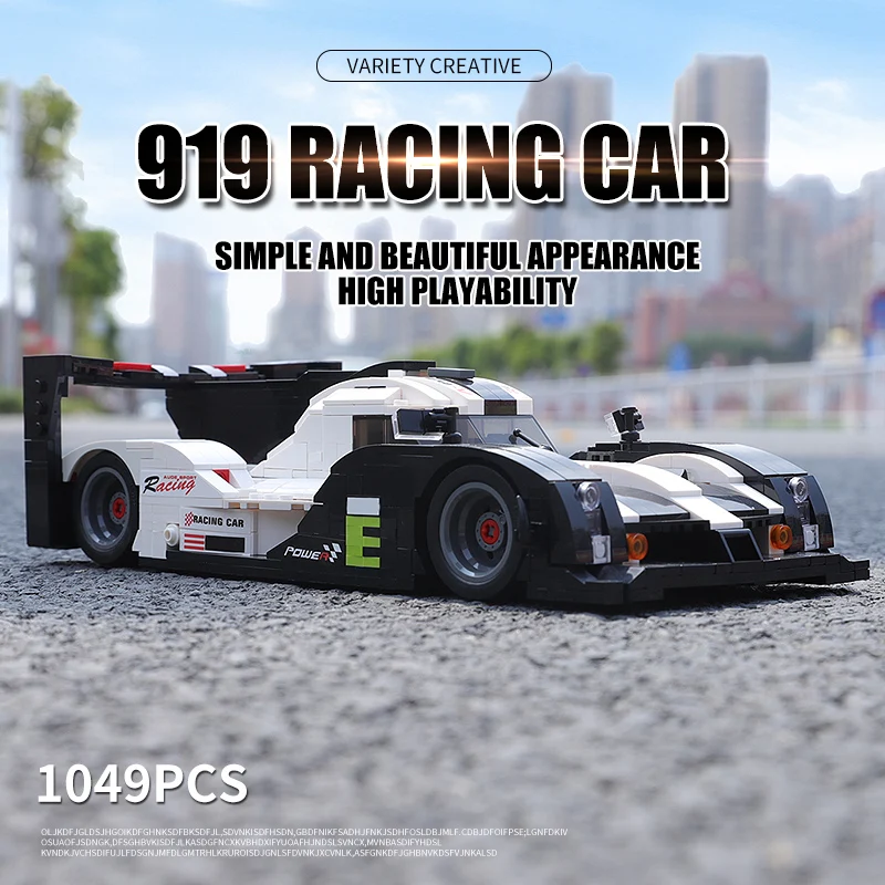 Высокотехнологичные автомобили MOULD KING 10002 игрушки 919 модель супер гоночного