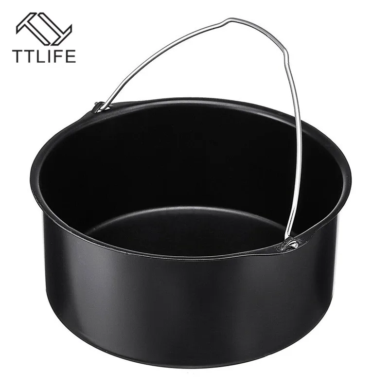 TTLIFE 6 &quot7&quot 8 &quotВоздушная фритюрница антипригарная тортовая бочка блюдо для