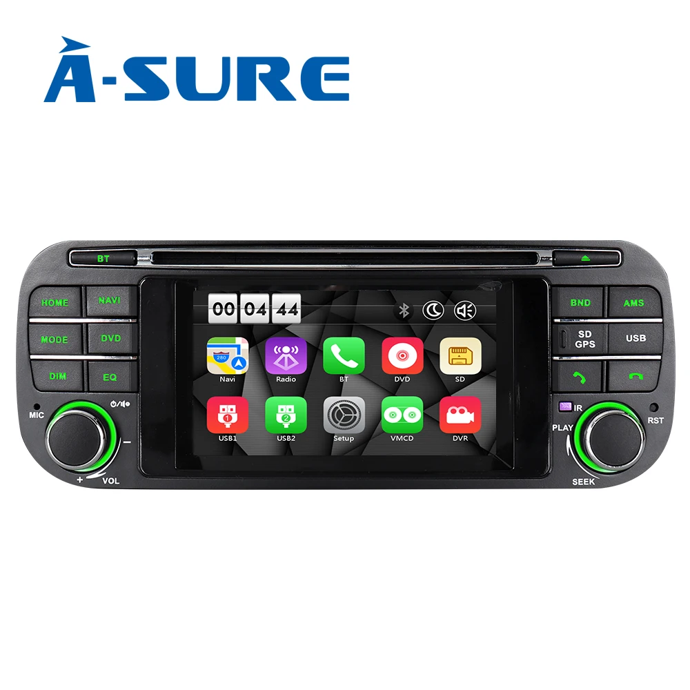 256MB RAM 16GB ROM A-Sure 4,3 дюймов Android Авто Радио DVD стерео gps навигация для Jeep Grand Cherokee Wrangler Sebring Dodge 2002-2006 16G - Цвет: 256MB RAM 16GB ROM