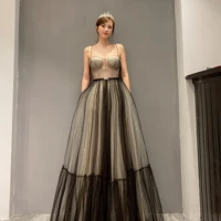 celebrity rhinestone a line elegant sexy evening dress 2021 new occasion formal cocktail party dress
