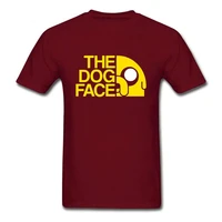 men t shirt animation adventure boy tshirt gyms workout male t shirt finn and jake tee the dog face letter youth topshirts