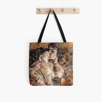 women lovers and outlander pattern printed kawaii bag harajuku shopping canvas shopper bag girl handbag tote shoulder lady bag