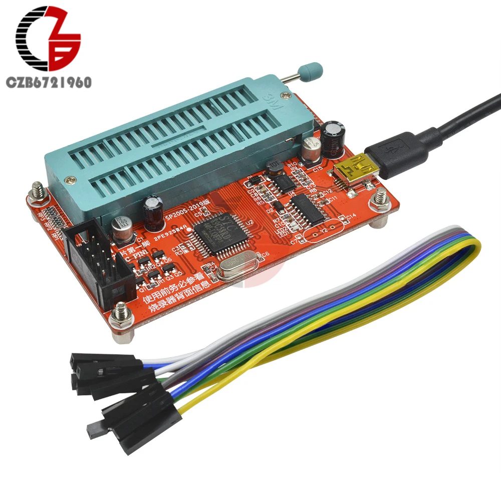 EEPROM последовательный USB программатор SP200SE SP200S Улучшенный с ISP интерфейсом для 336 SCM& 24& 93 серии SCM