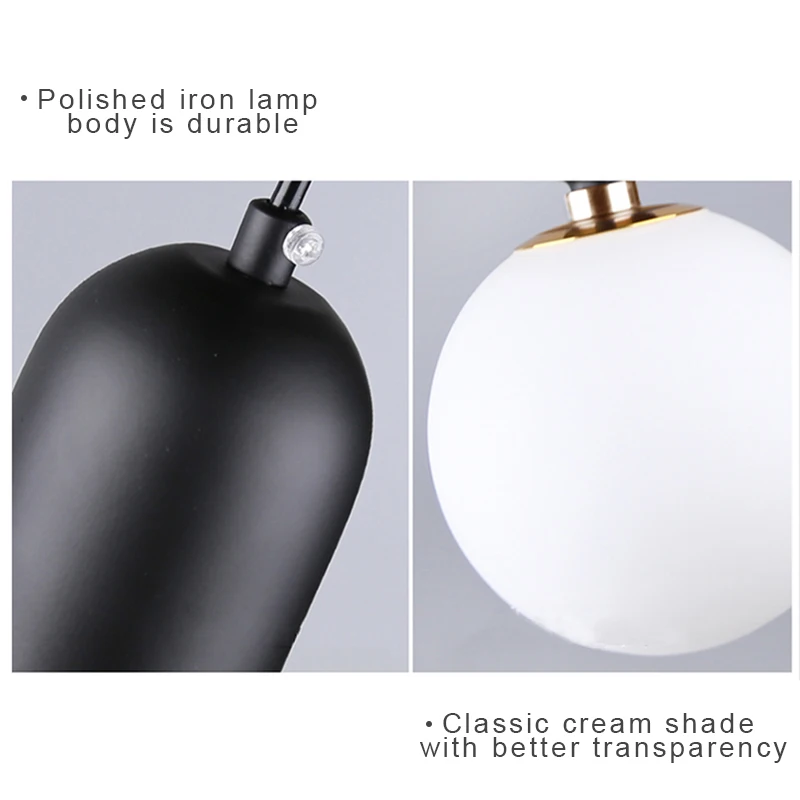 Подвесной светильник s светодиодный Современный Стеклянный для бара сферический