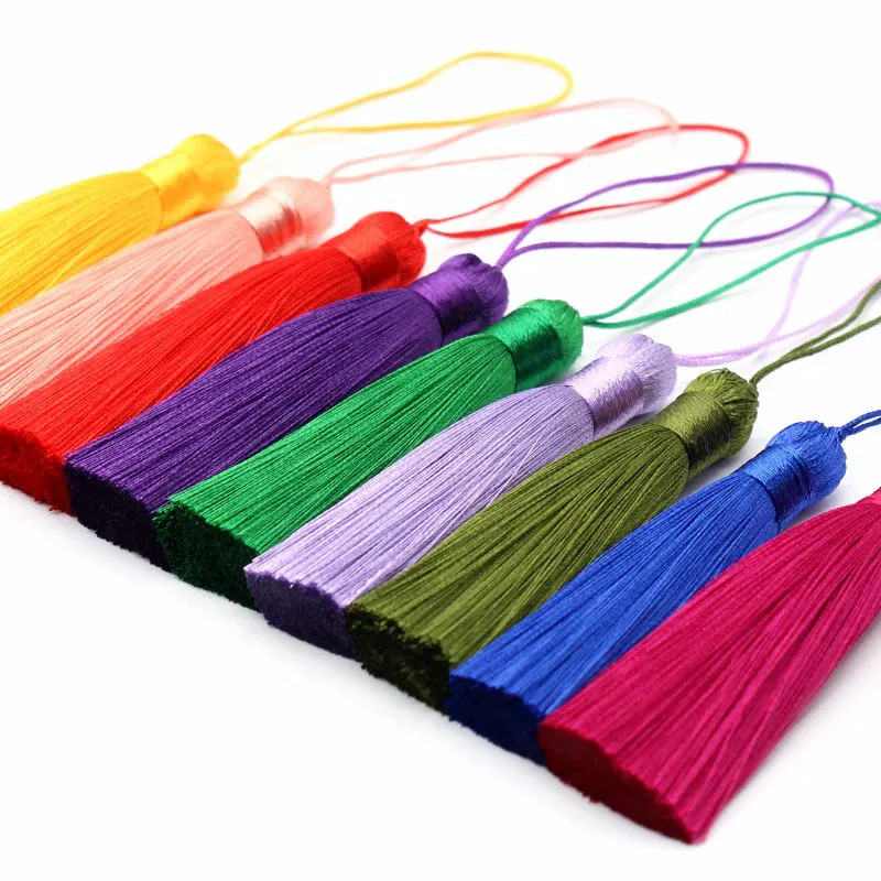 Кисточки из шелка 80 мм аксессуары для сережек ювелирные изделия фурнитура