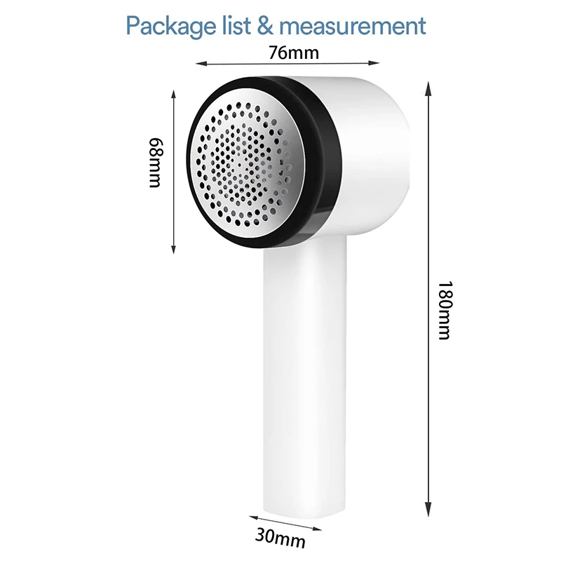 

Electric Lint Remover Portable Clothes Sweater Curtains Fuzz Fabric Shaver USB Rechargeable Pill Remover Lint Pellet Cut Machine
