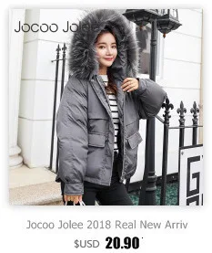 Jocoo Jolee весна осень модная двухцветная ветровка с капюшоном куртка на молнии с карманами Повседневная одежда с длинными рукавами Feminino пальто верхняя одежда