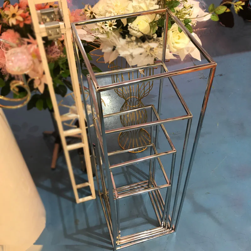 Блестящая позолоченная Серебристая Роза Золотая свадебная домашняя