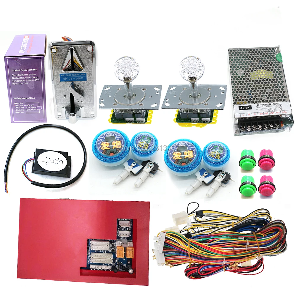 2 игрока рыбалка набор сделай сам 20 в 1 игровая печатная плата приемник монет