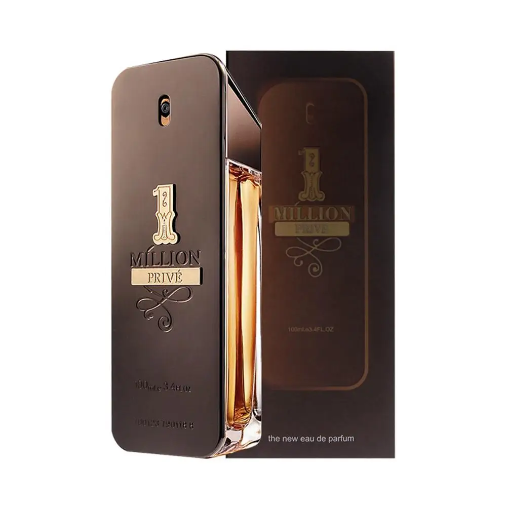 2 100 мл Million Prive Lucky Gold Мужской спрей для тела стеклянный флакон парфюмированный стойкий аромат натуральный вкус Парфюмированная вода - Цвет: 2