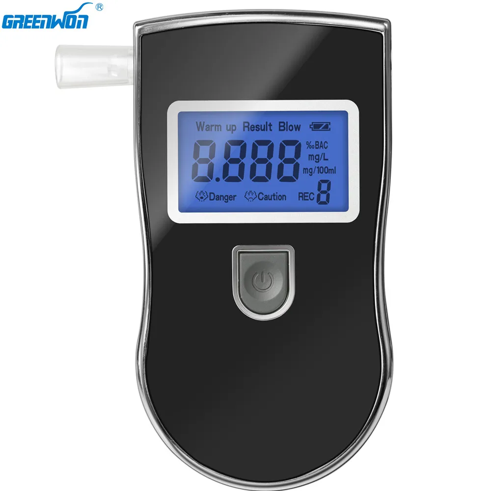 GREENWON Prefessional цифровой дыхательный Алкотестер бесплатная доставка дропшиппинг