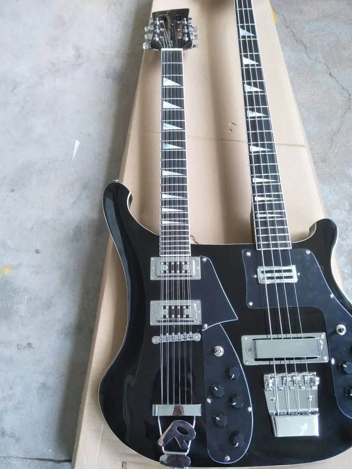 Новое поступление двухструнная гитара 4003 4 струны бас + 12 струн электрическая в