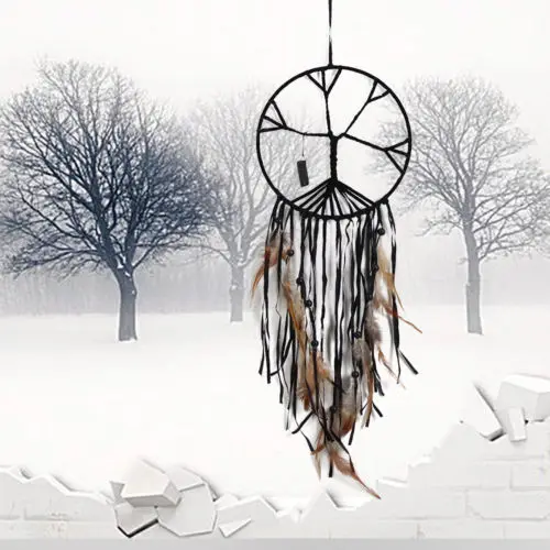 Ловец снов Древо жизни колокольчики ветра домашний автомобильный Декор ручной