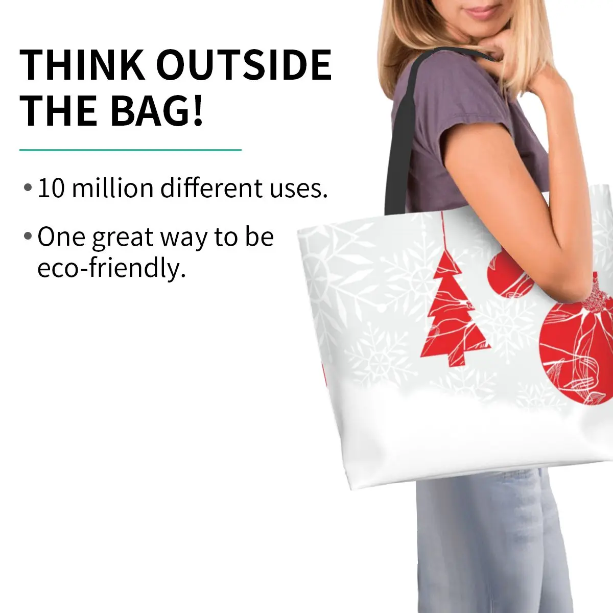 

Женская сумка через плечо для рождественских праздников