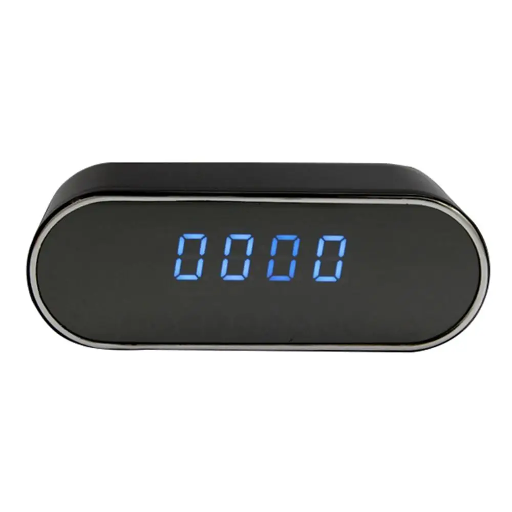H.264 WiFi настольные часы мини-камера 1080p HD IP P2P DVR видеокамера сигнализация комплект ночного видения датчик движения монитор с дистанционным управлением