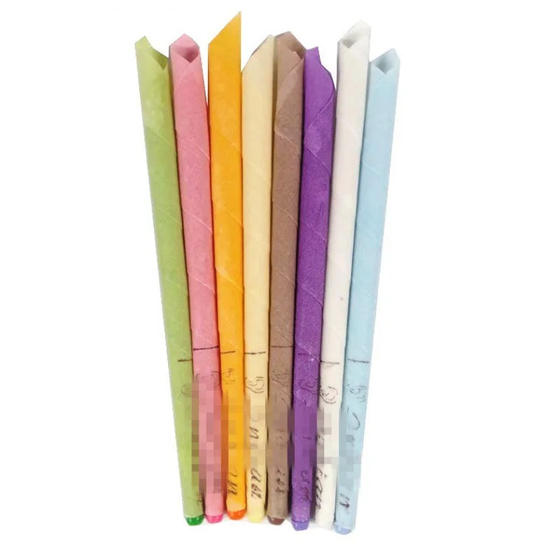 

10pcs Ear Candle Stick Aromatherapy Ear Candle Beeswax Aroma Therapy Trumpet Straight Straight Ear Wax Ear Candle Cotton Swab