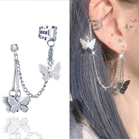2021 korean creatively designed geometric simplicity butterfly earrings for womens light luxury trend party gift jewelry