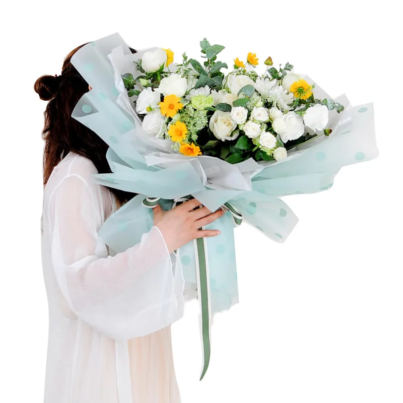 20 шт Tanabata новая оберточная бумага для цветов корейский водостойкий букет Nosha