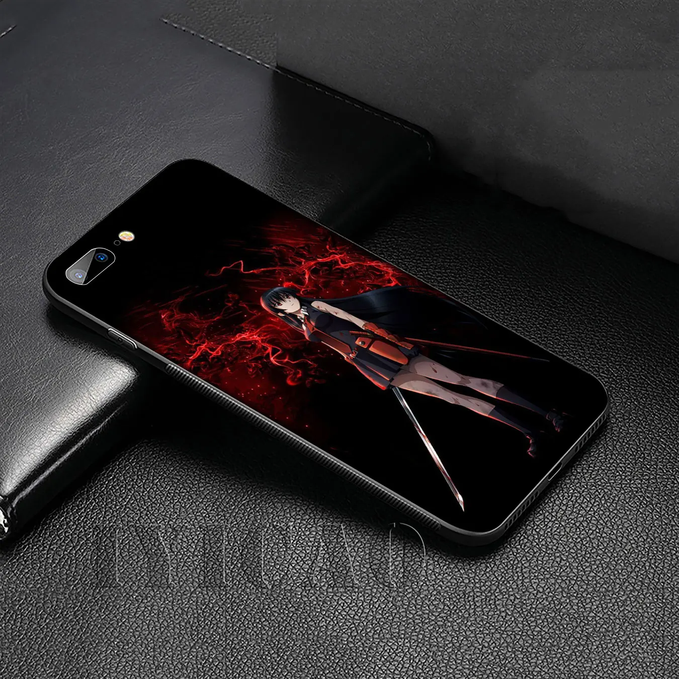 Мягкий силиконовый чехол IYICAO Akame Ga Kill Anime для iPhone 11 Pro XR X XS Max 6 6S 7 8 Plus 5 SE черный из