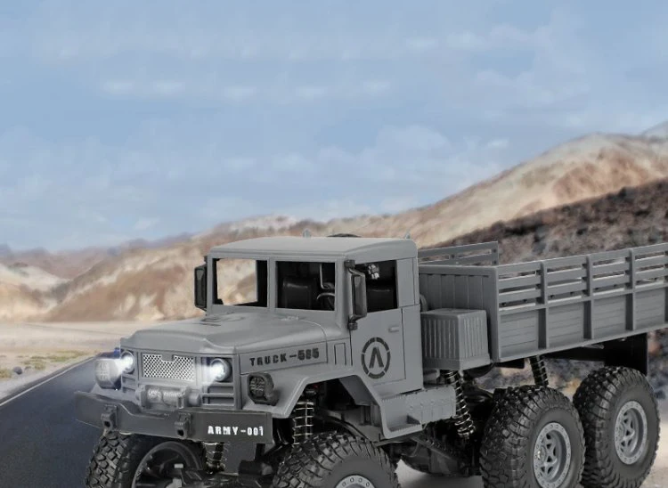1/16 RC военный грузовик 6 колесный привод дистанционного управления внедорожный Радиоуправляемый автомобиль модель дистанционного управления альпинистская машина детская игрушка подарок