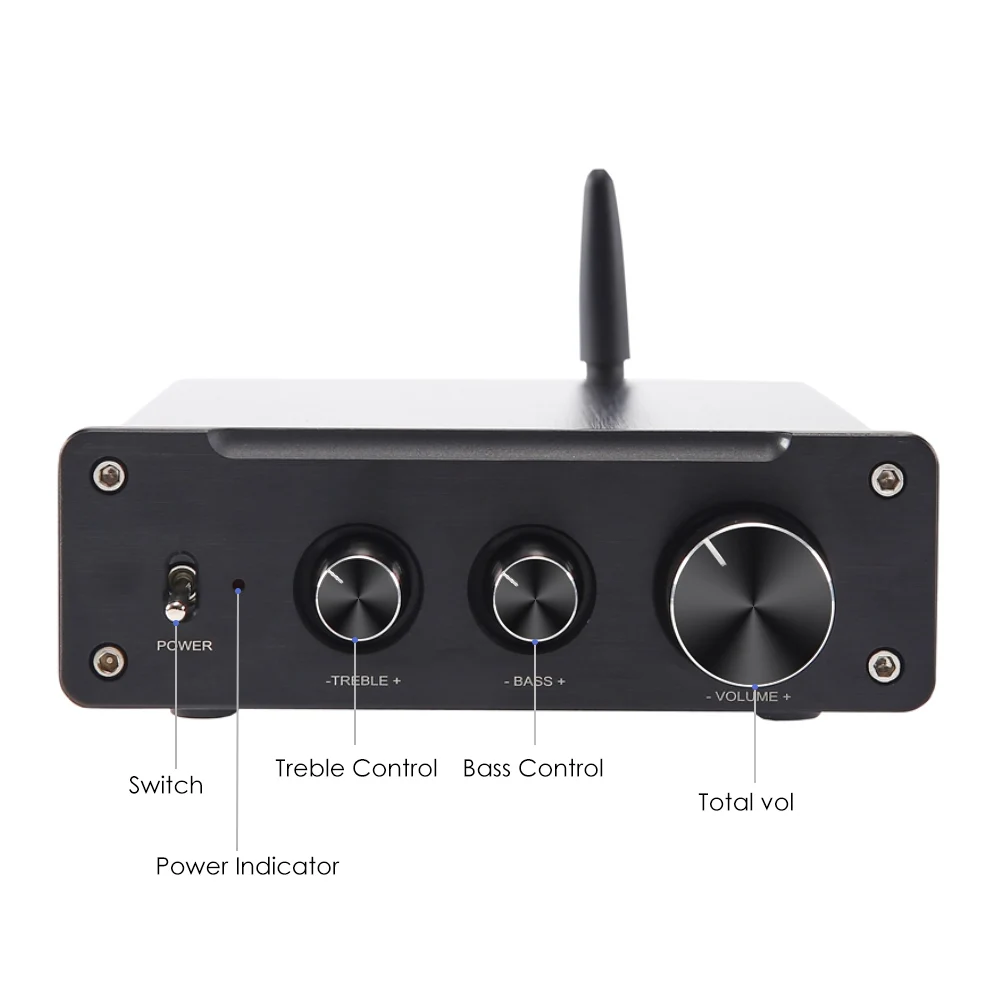 Усилитель AIYIMA QCC3034 Bluetooth5.0 усилитель мощности tpa3251 канал 2 0 канала 140 Вт * + 175