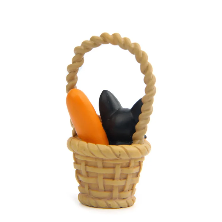 Аниме экшн фигурка Кики служба доставки черный Кот корзина для хлеба сделай сам