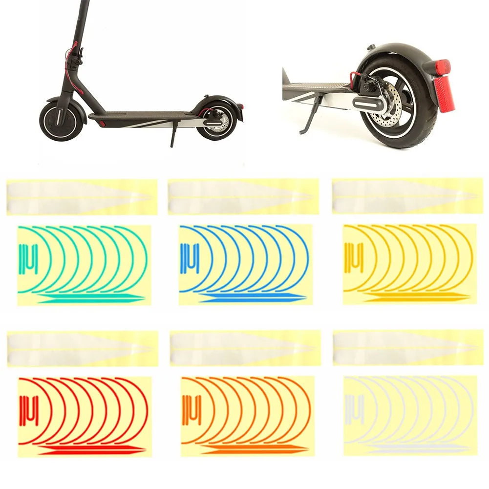 

Body Warning Stickers For XiaoMi M365 Pro 1S Pro 2 Electric Scooter Reflective Sticker Cover Set Waterproof Hoverboard Accessory