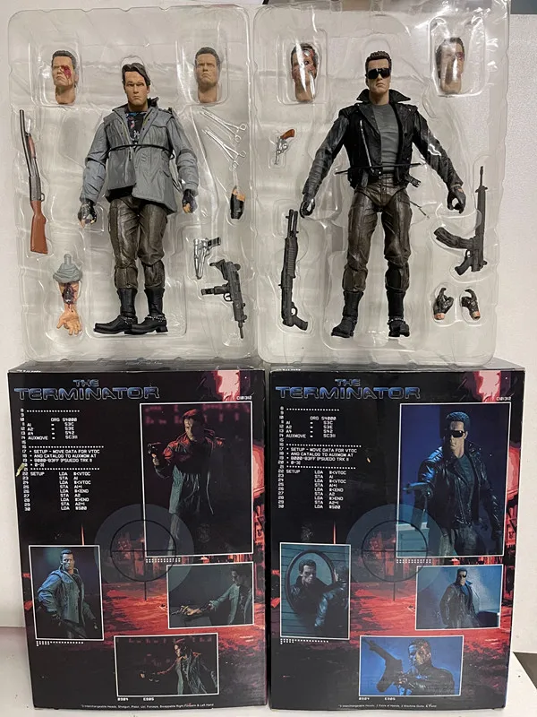 

NECA 7" 18cm The Terminator Schwarzenegger Judgment Day T-800 Arnold Action Figure PVC Collectible Model Toy