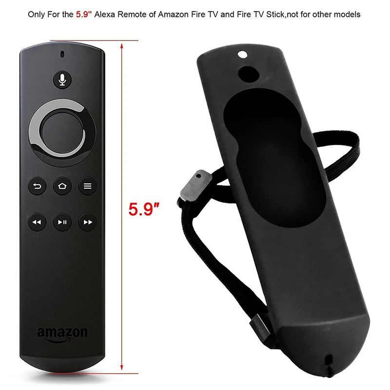 

Чехол для Fire TV Stick 5,9 ''для Alexa Voice Remote Generation Stick, черный