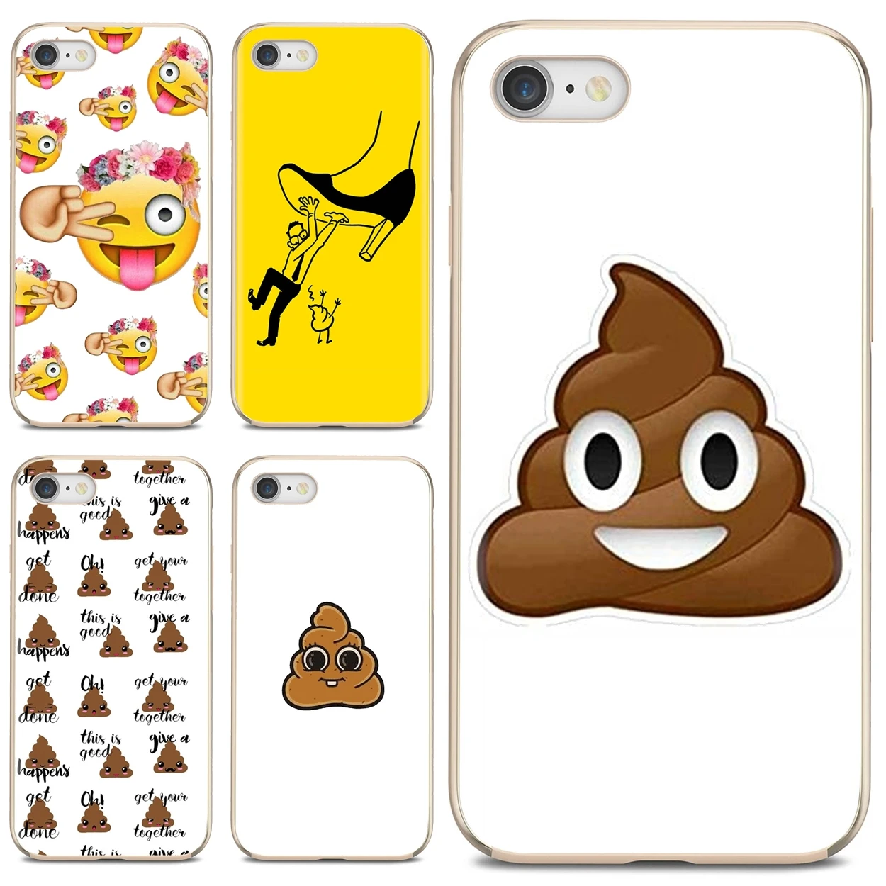 Чехол для мобильного телефона Забавный F Emoji S Poop мультфильм C милый Huawei Mate 20 30 40 7 8 9