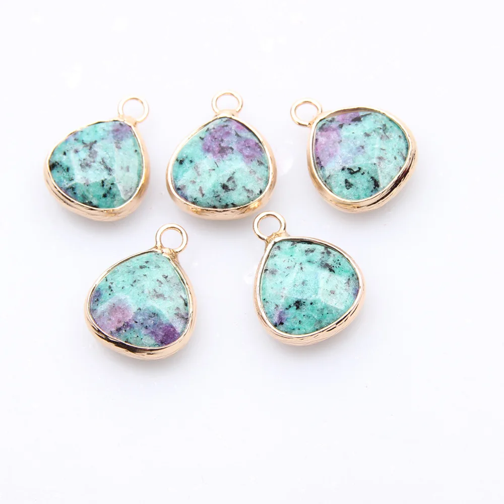 Натуральный камень модная Хрустальная подвеска полудрагоценный кулон в форме