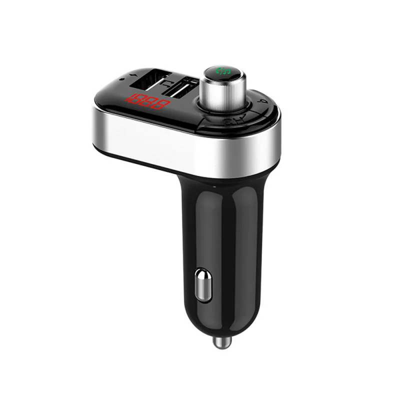 

USB Car Charger Dual USB for Phone Bluetooth FM Bluetooth Transmitter HandFree Charger MP3 Music Car Kit Fast Charger
