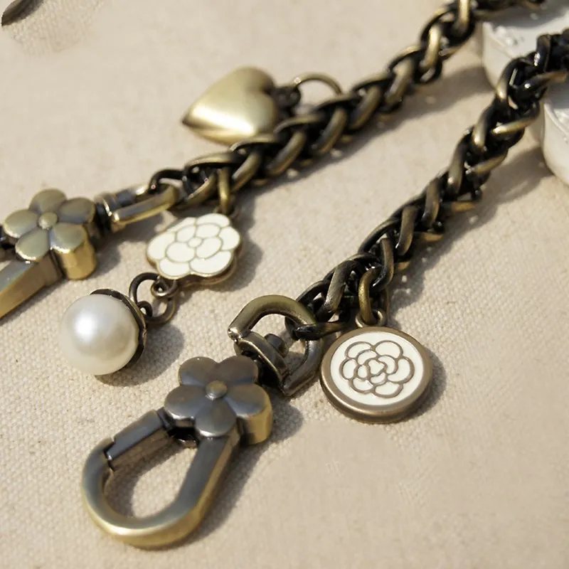 Металлическая цепочка для сумок ремешок женские золотые цепочки аксессуары