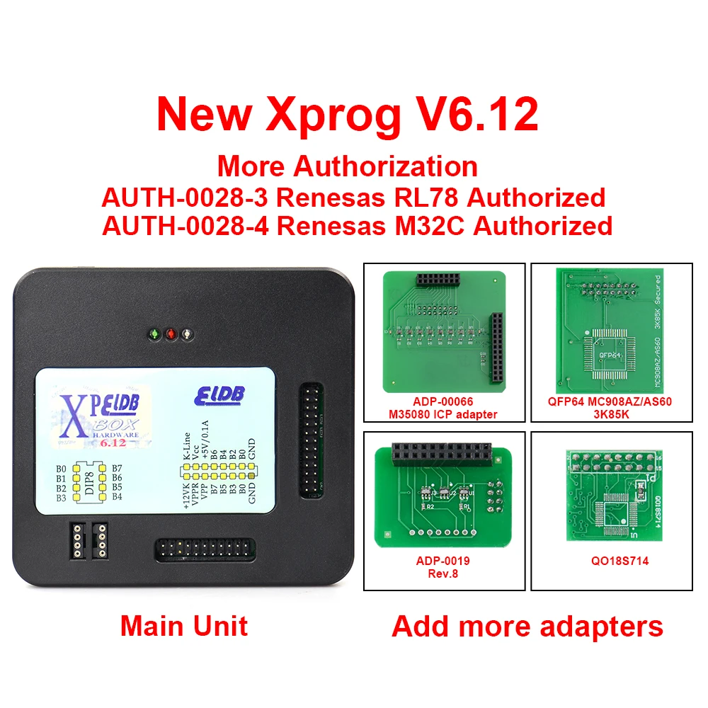 2021 XPROG V6.12 6 17 добавить новое разрешение V5.84 X-PROG м металлическая коробка XPROG-M