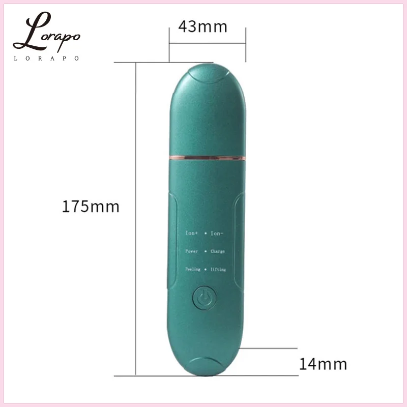 

Skin Scrubber Deep Face Cleaning Machine Peeling Shovel Facial Pore Cleaner Face Blackhead Remover EMS Lifting Exfoliator