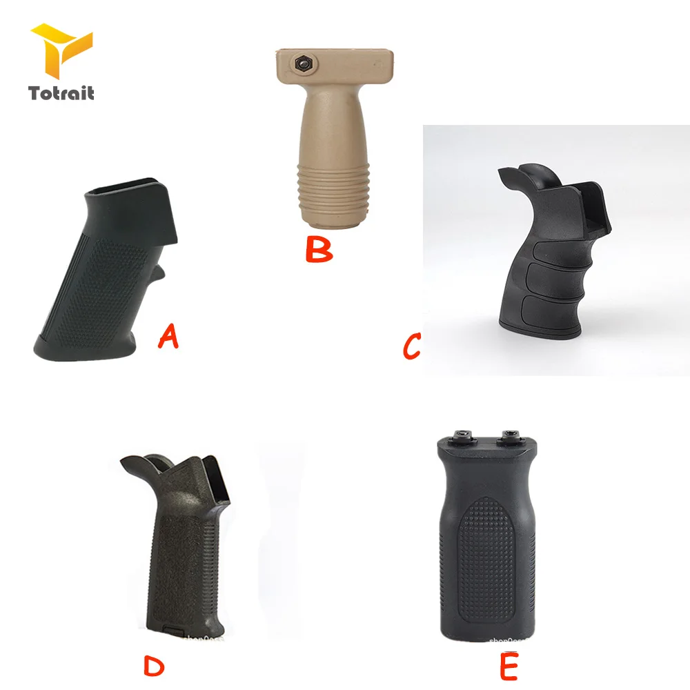 Тактический полимерный пистолет QD вертикальный захват складной бипод рукоятка